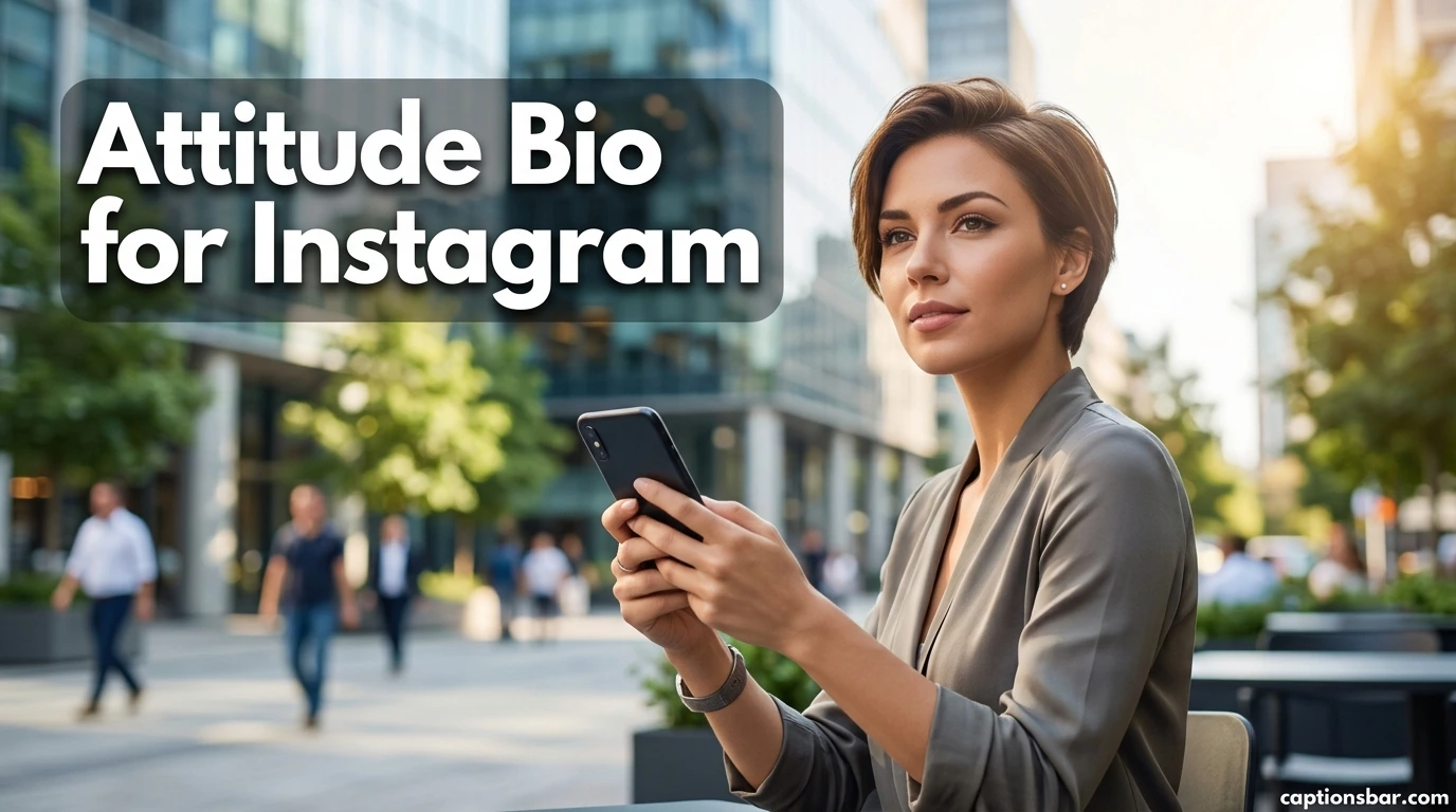 Attitude Bio for Instagram