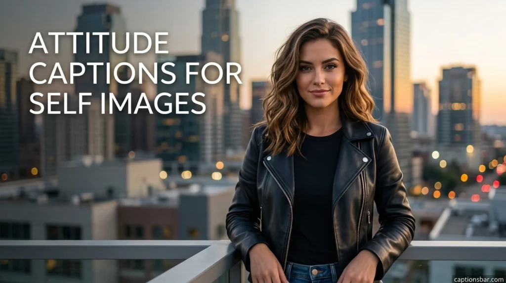 Attitude Captions for Self Images