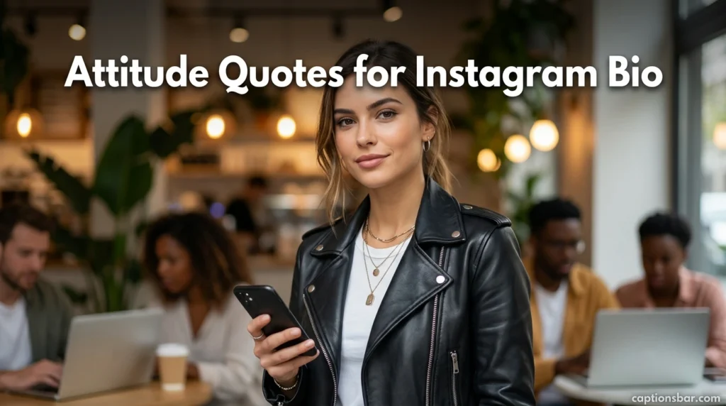 Attitude Quotes for Instagram Bio