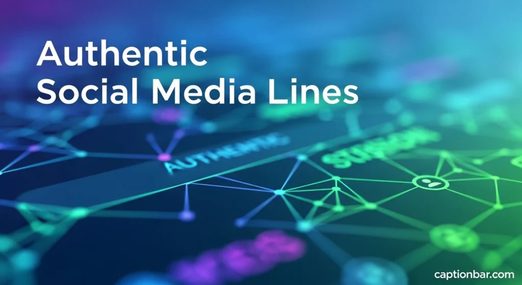 Authentic Social Media Lines