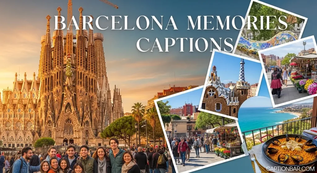 Barcelona Memories Captions