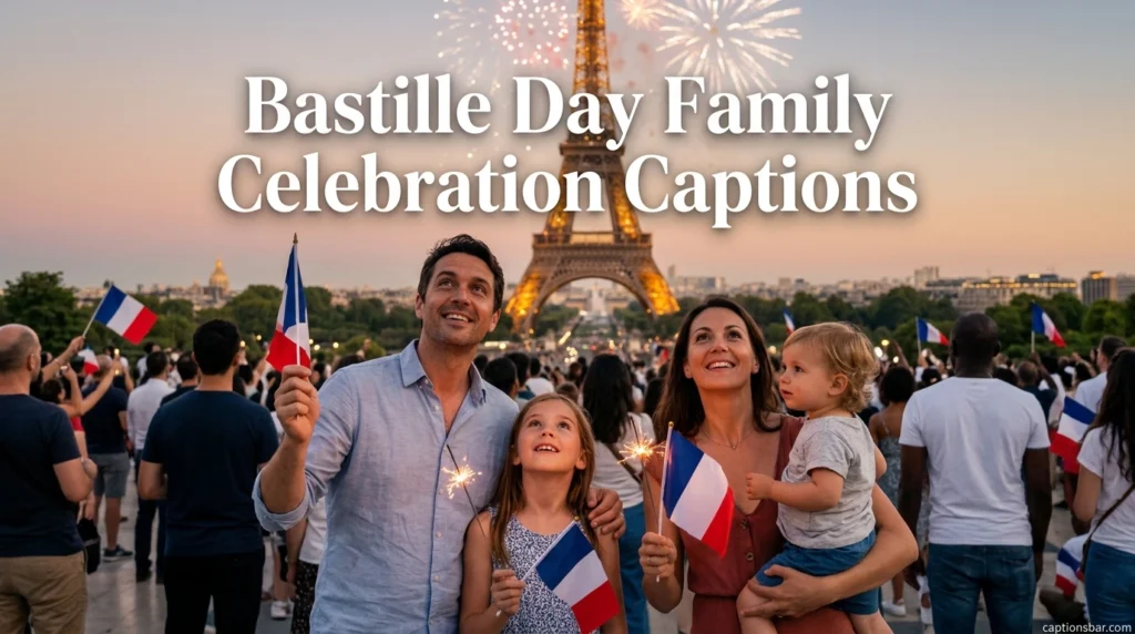 Bastille Day Family Celebration Captions