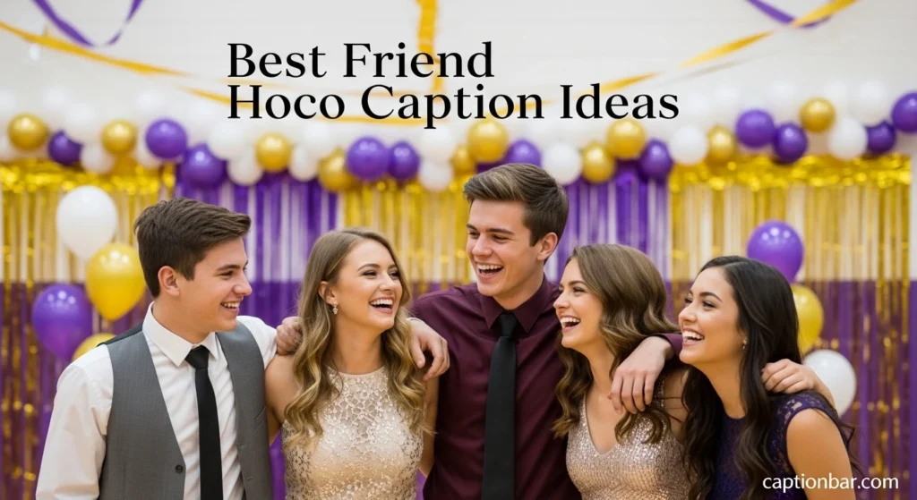 Best Friend Hoco Caption Ideas