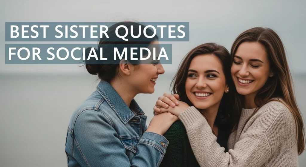 Best Sister Quotes for Social Media