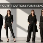 Black Outfit Captions for Instagram