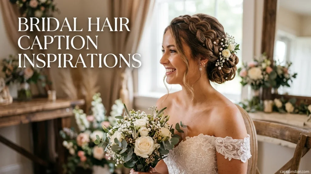 Bridal Hair Caption Inspirations