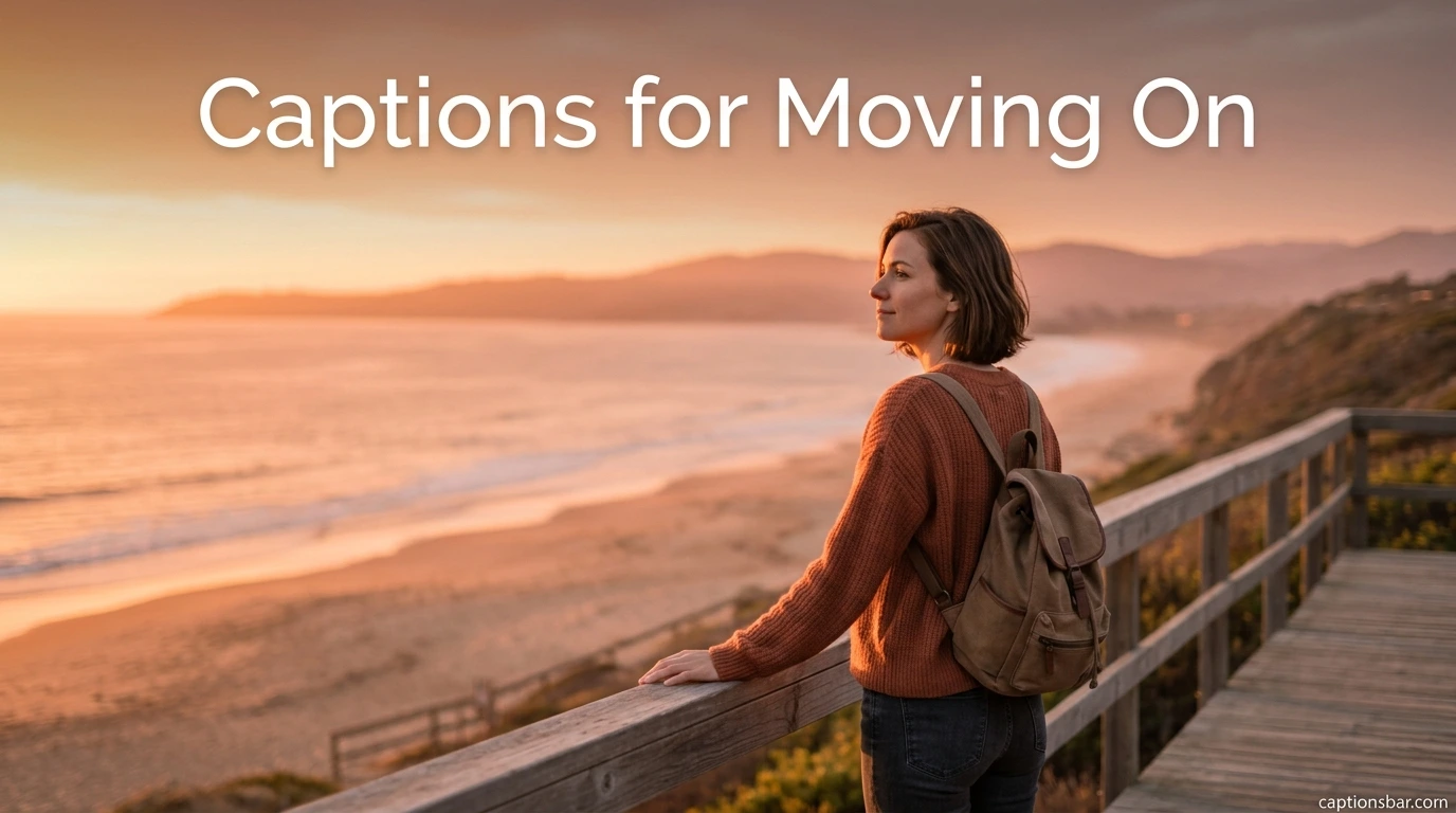 Captions for Moving On