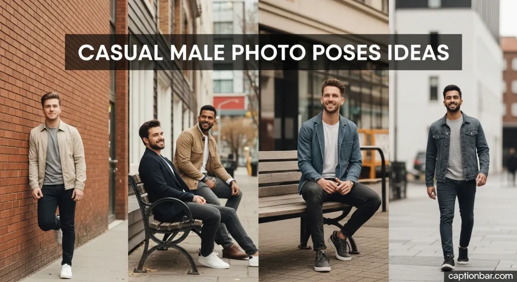 Casual Male Photo Poses Ideas