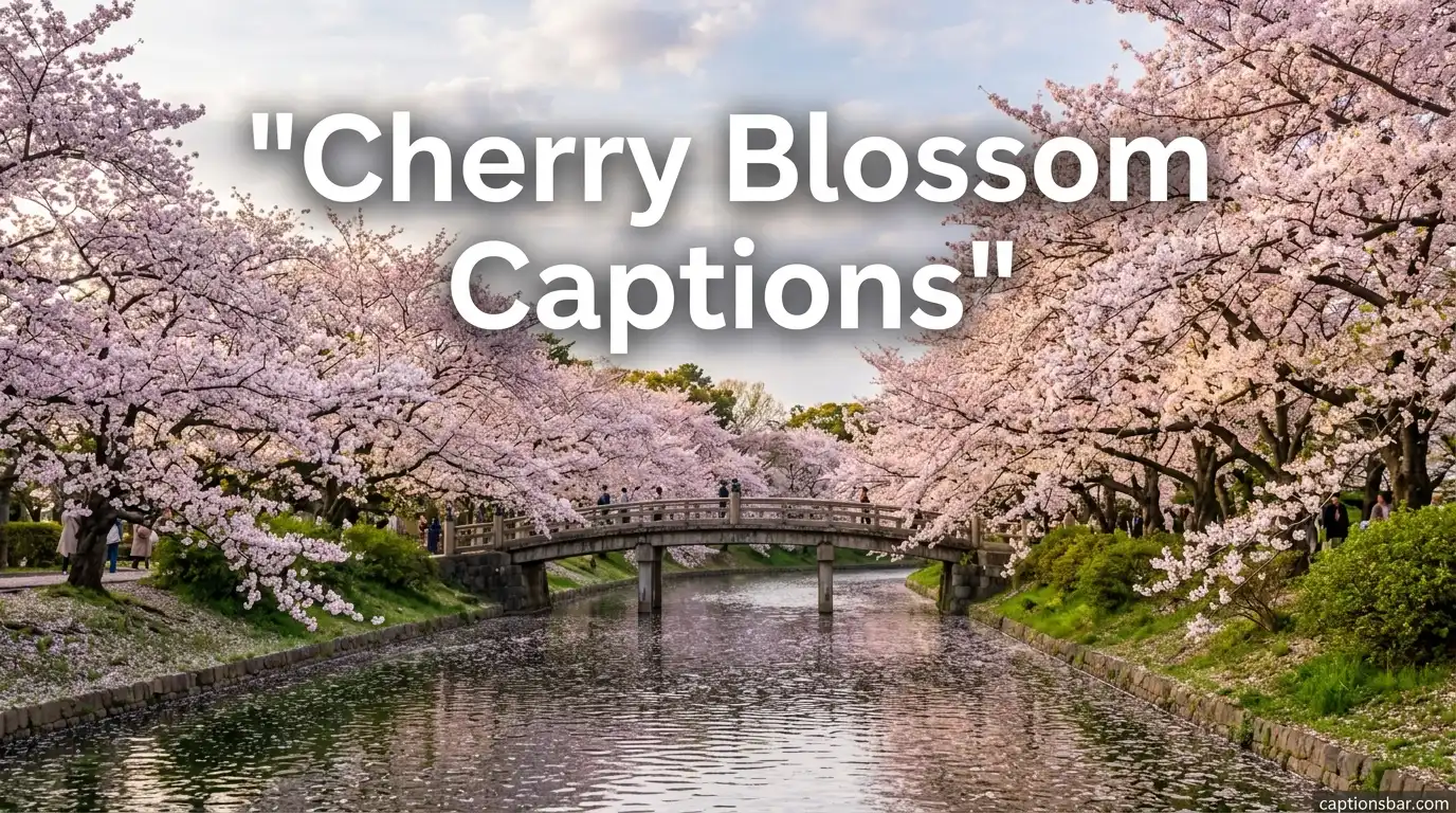 Cherry Blossom Captions