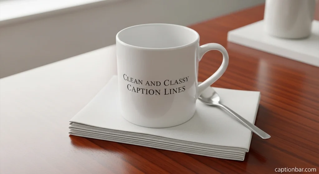 Clean and Classy Caption Lines