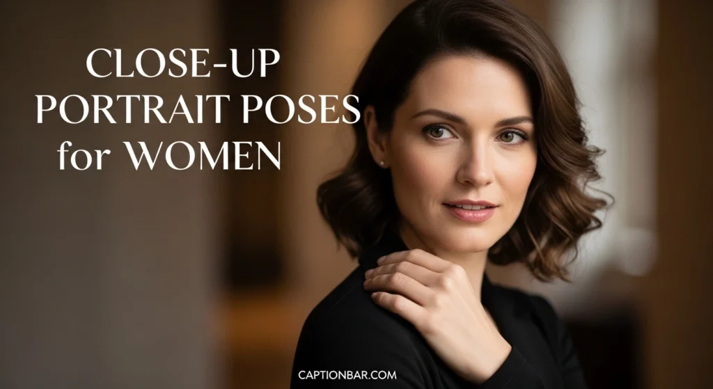 Close-Up Portrait Poses for Women