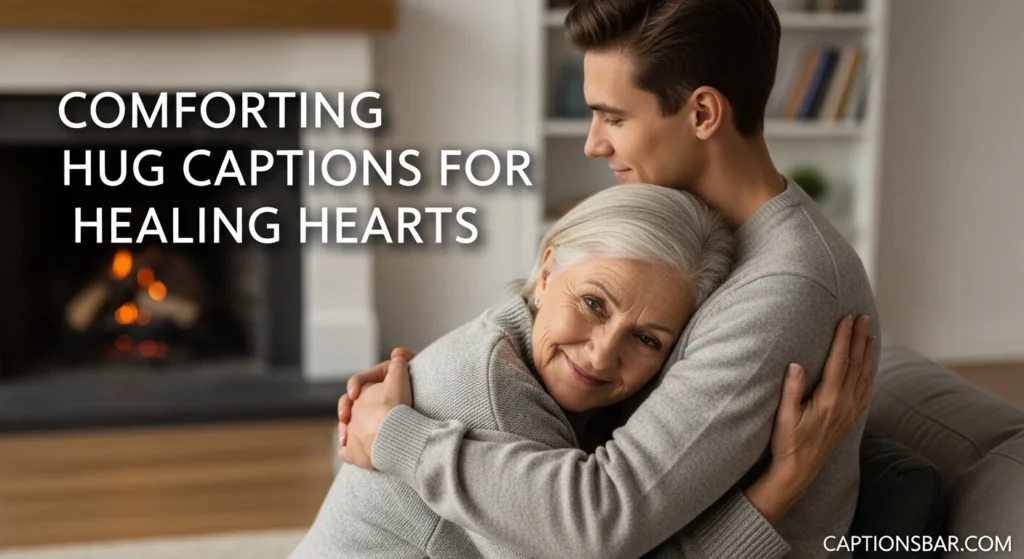 Comforting Hug Captions for Healing Hearts