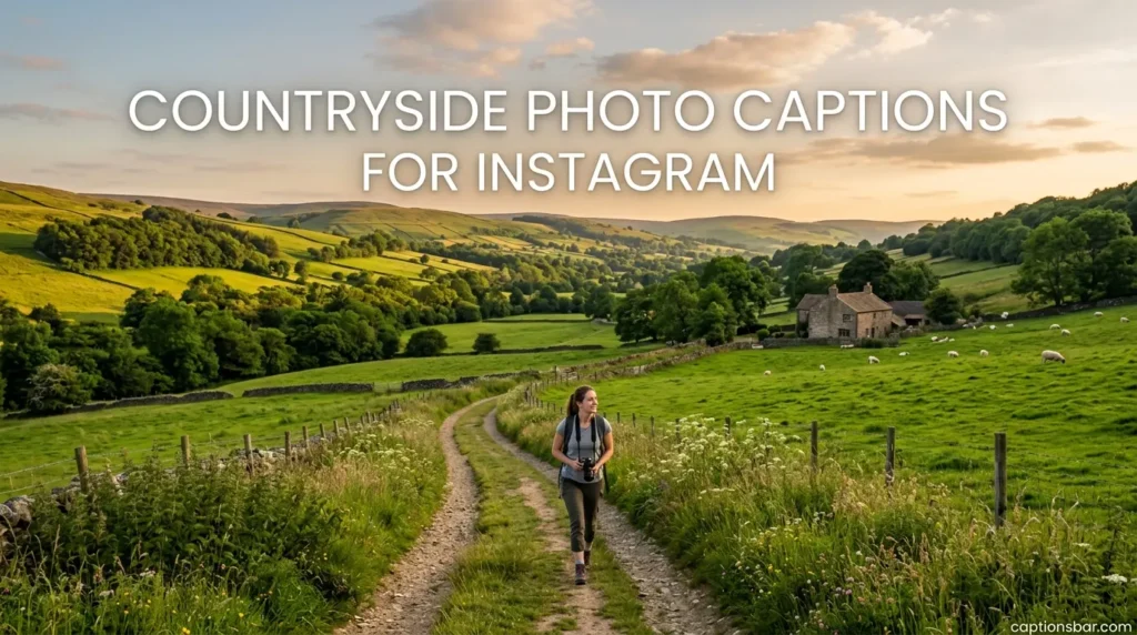 Countryside Photo Captions for Instagram