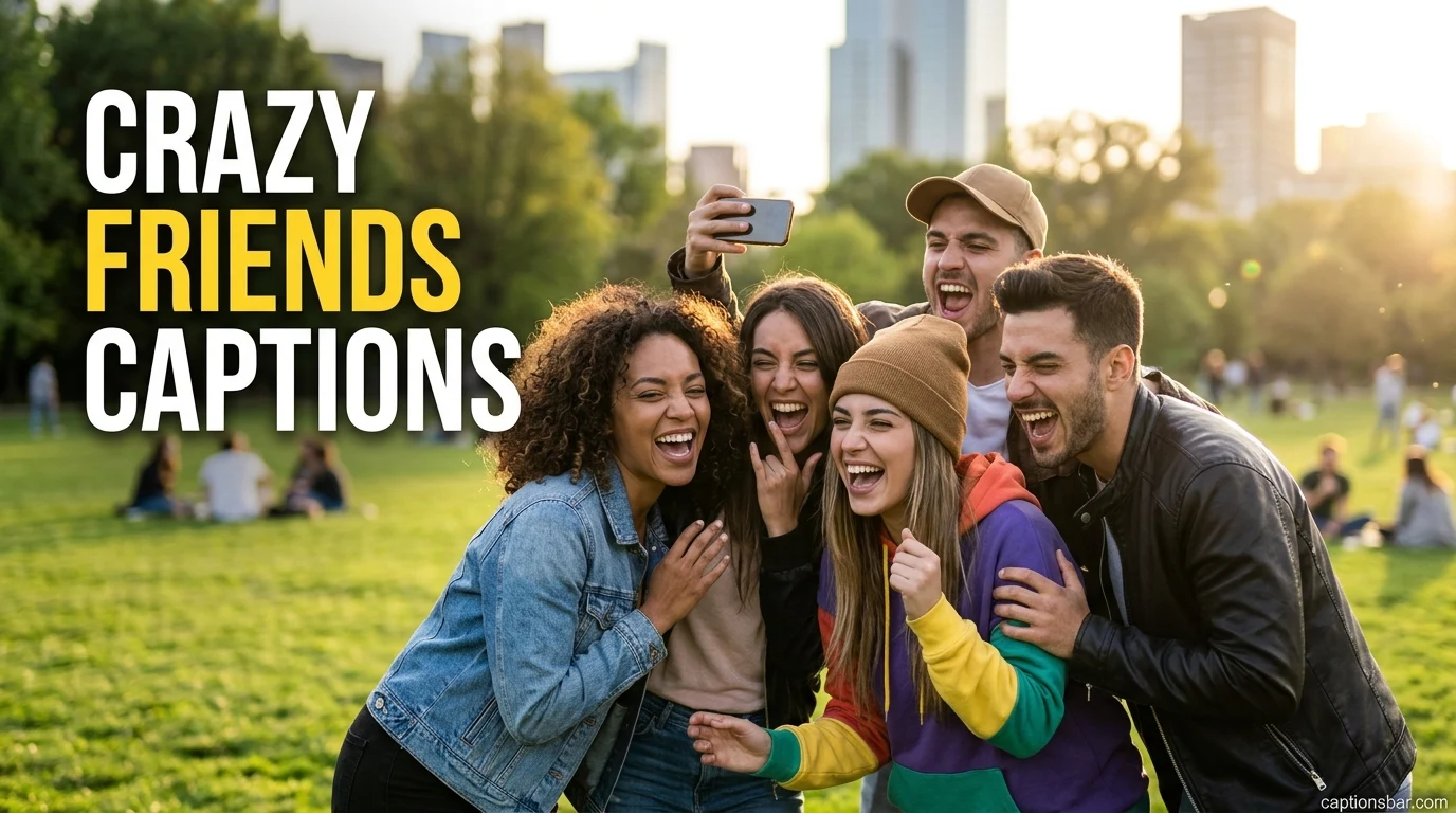 Crazy Friends Captions