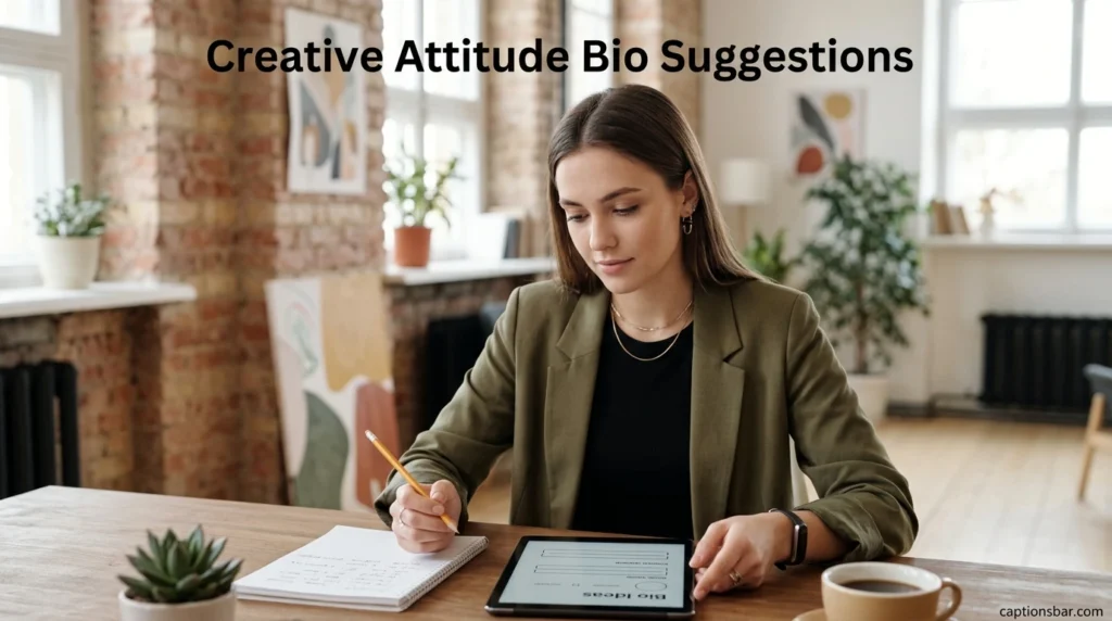Creative Attitude Bio Suggestions