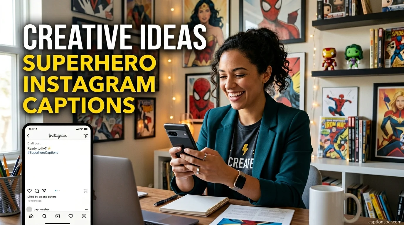Creative Ideas Superhero Instagram Captions