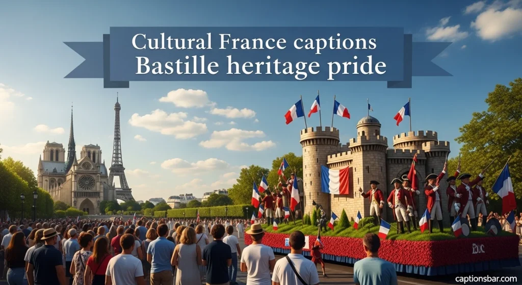 Cultural France captions Bastille heritage pride