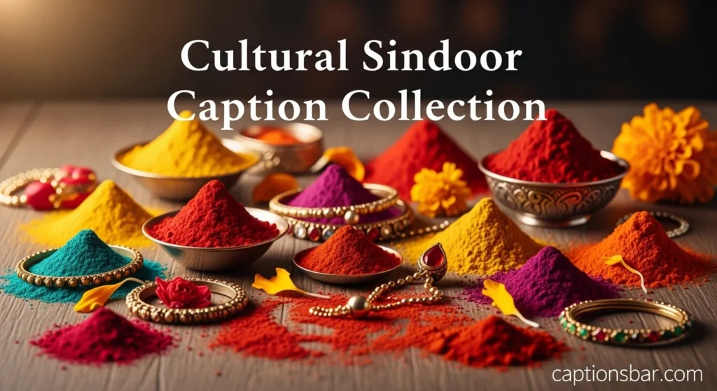 Cultural Sindoor Caption Collection