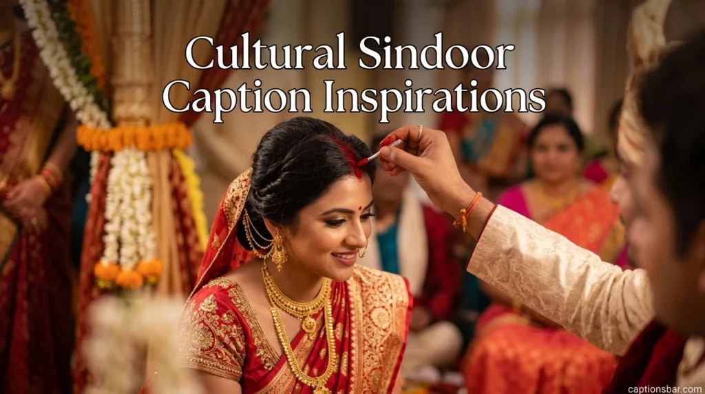 Cultural Sindoor Caption Inspirations