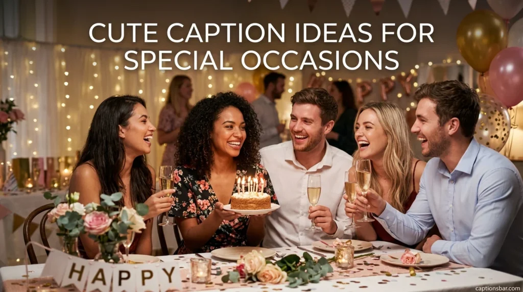 Cute Caption Ideas for Special Occasions
