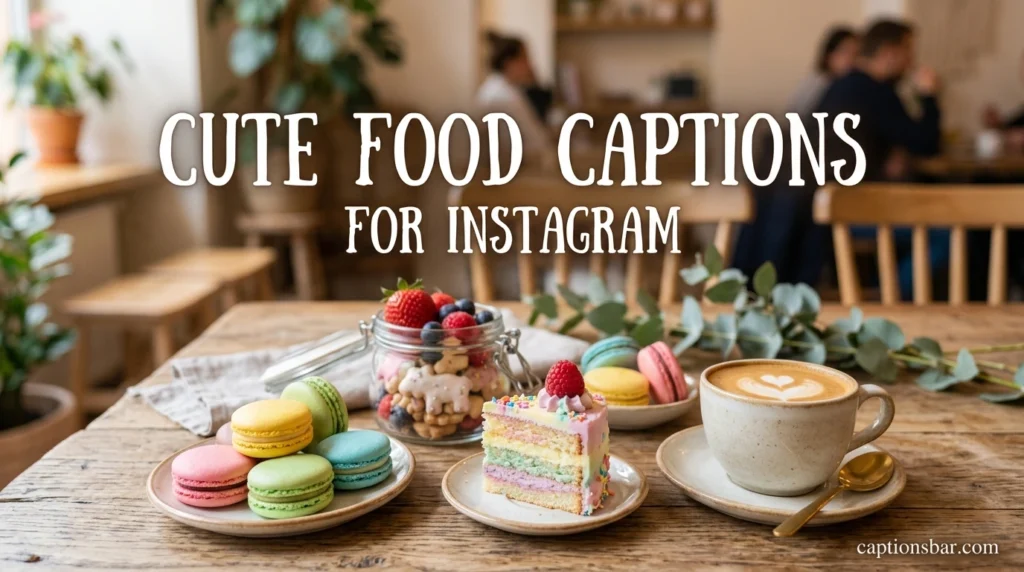 Cute Food Captions for Instagram