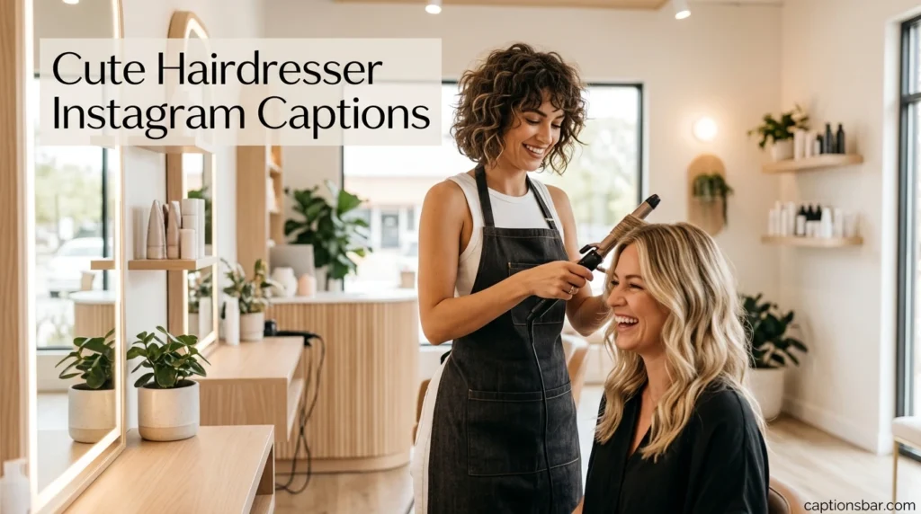 Cute Hairdresser Instagram Captions