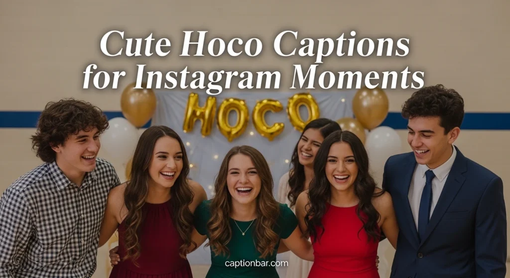 Cute Hoco Captions for Instagram Moments
