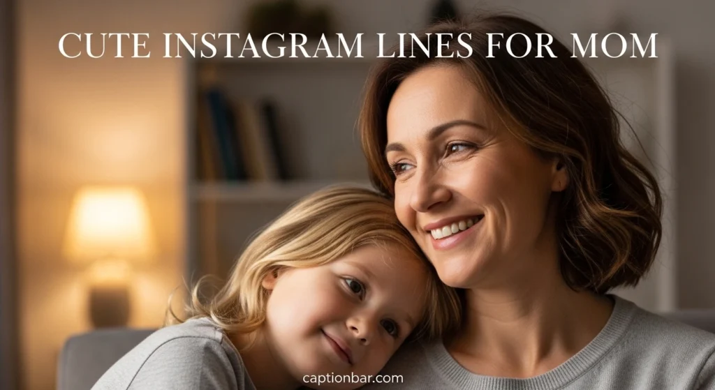 Cute Instagram Lines for Mom