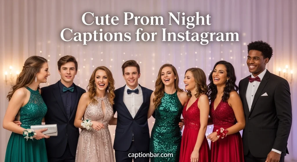 Cute Prom Night Captions for Instagram