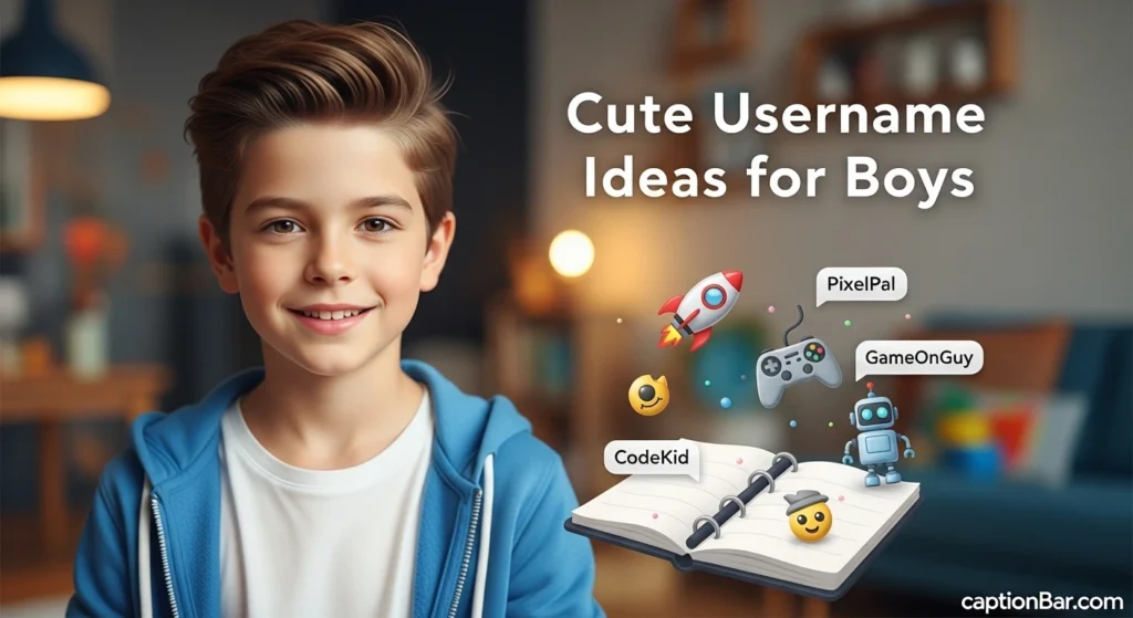Cute Username Ideas for Boys