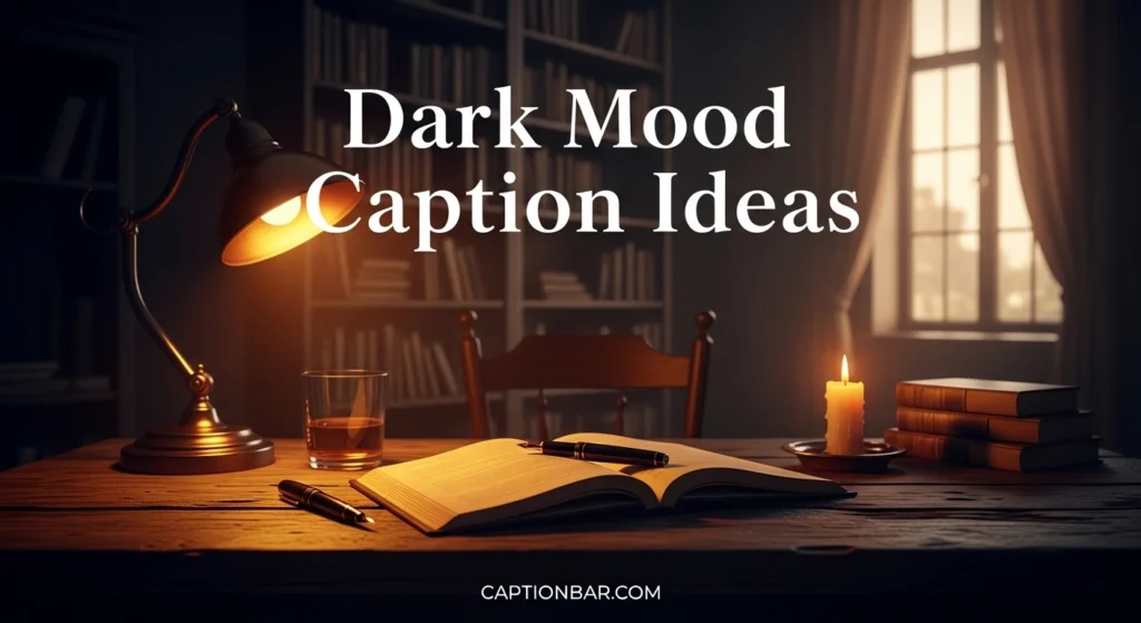 Dark Mood Caption Ideas