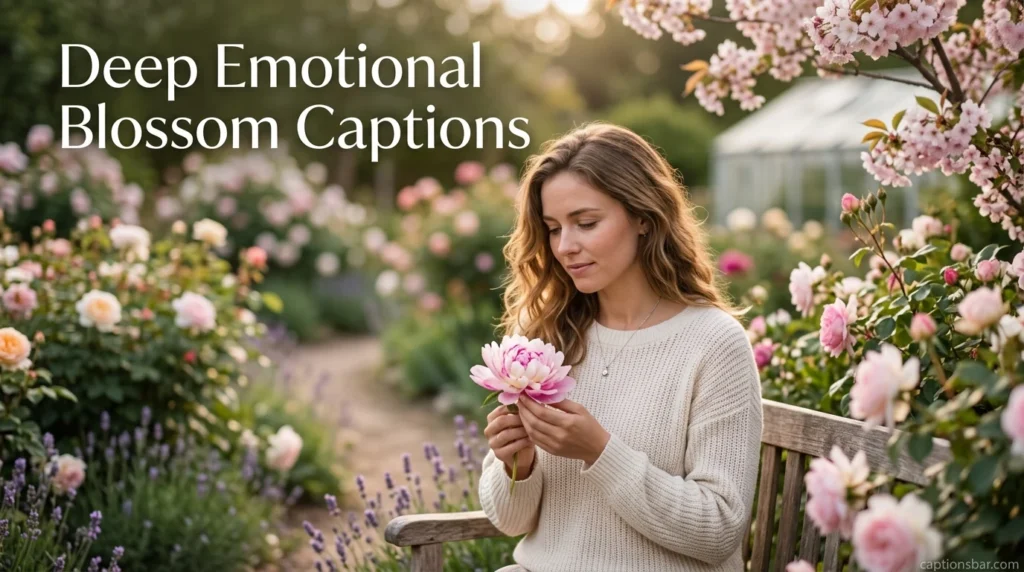 Deep Emotional Blossom Captions