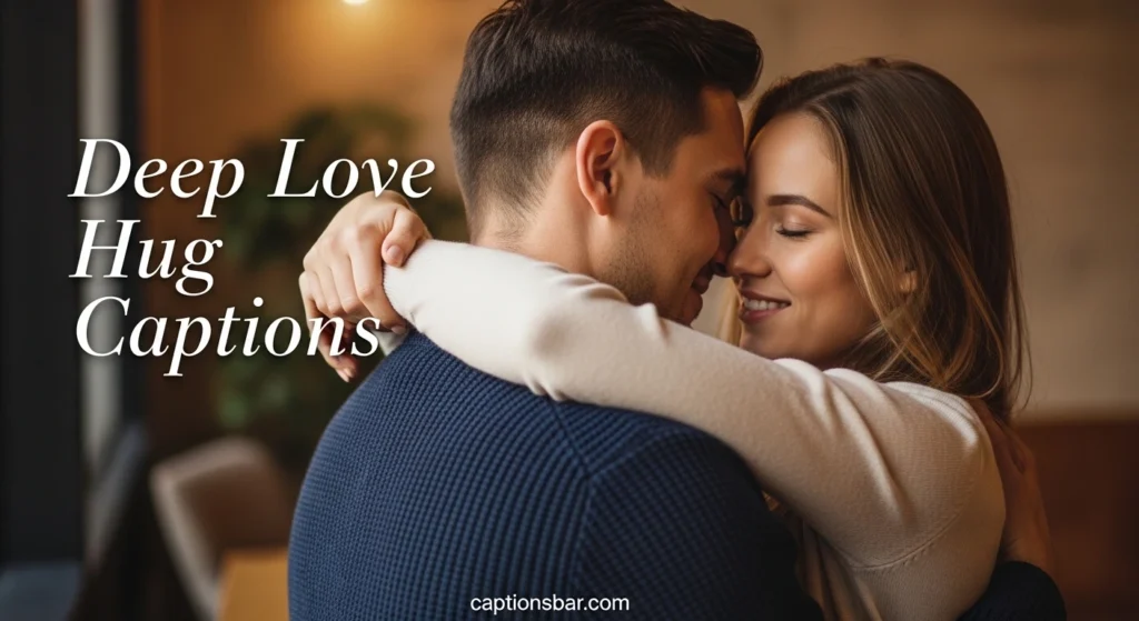 Deep Love Hug Captions