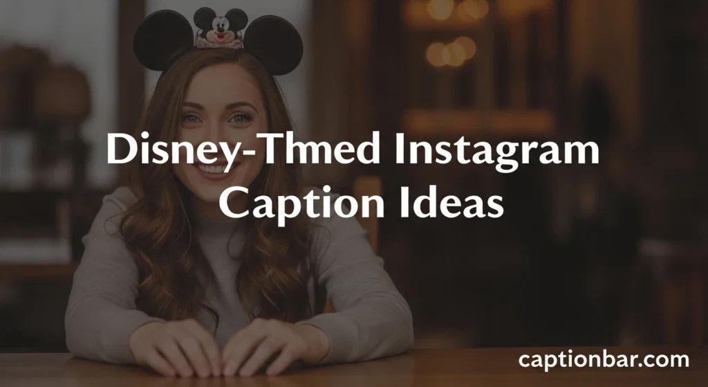 Disney-Themed Instagram Caption Ideas