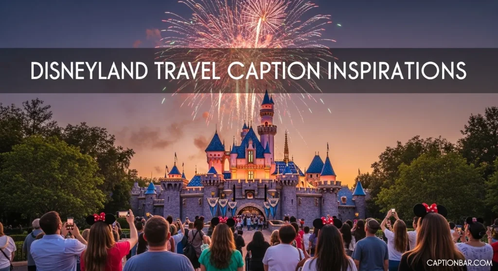 Disneyland Travel Caption Inspirations