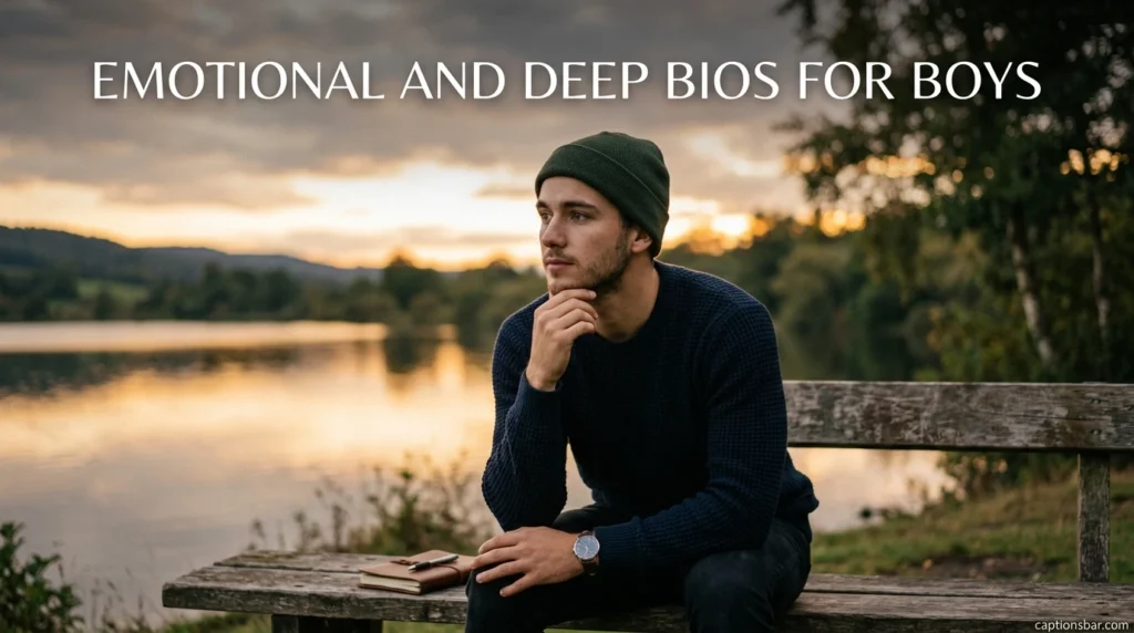 Emotional and Deep Bios for Boys