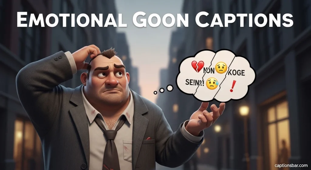 Emotional Goon Captions
