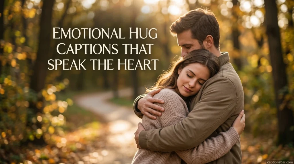 Emotional Hug Captions That Speak the Heart