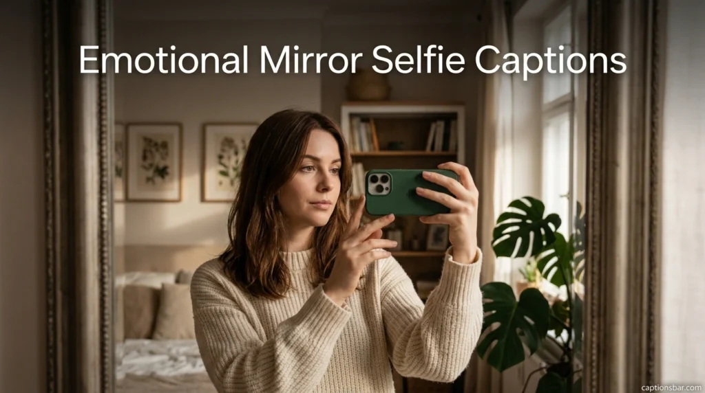 Emotional Mirror Selfie Captions