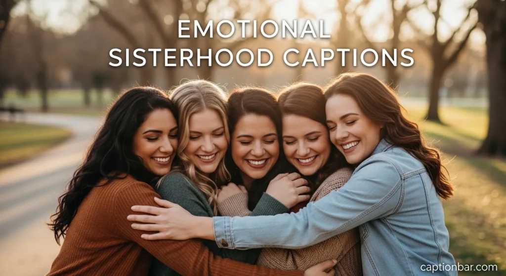 Emotional Sisterhood Captions