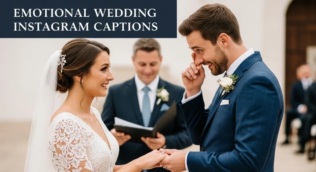 Emotional Wedding Instagram Captions