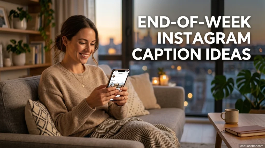 End-of-Week Instagram Caption Ideas
