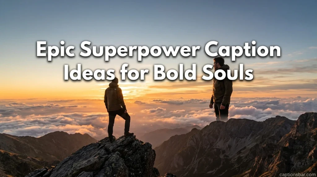 Epic Superpower Caption Ideas for Bold Souls