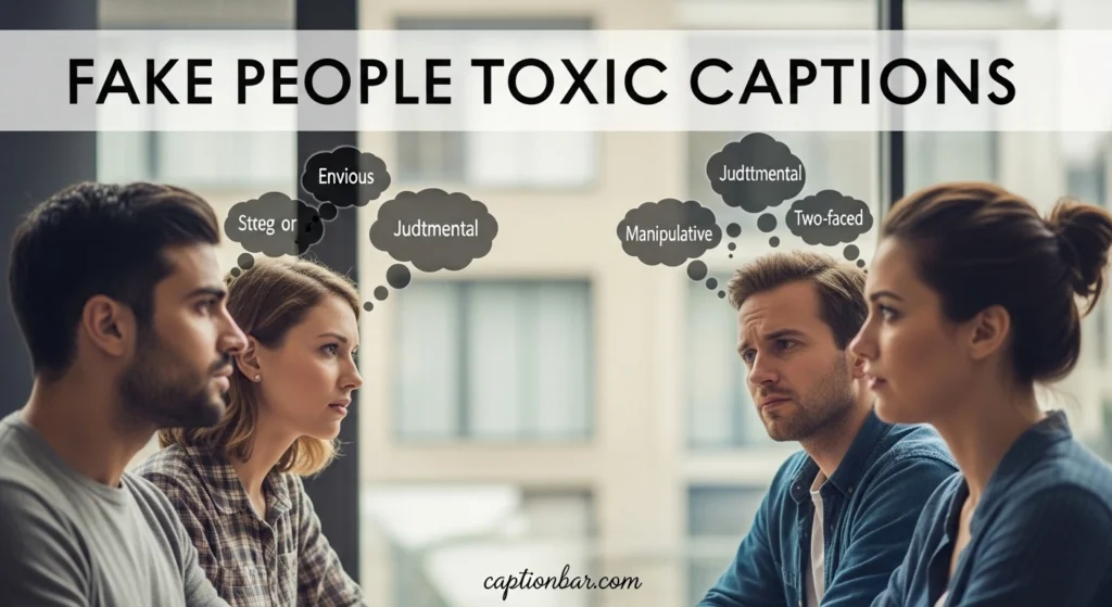 Fake People Toxic Captions