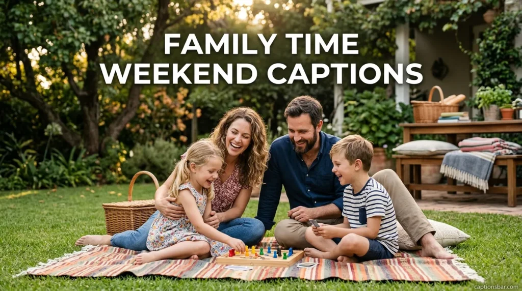 Family Time Weekend Captions