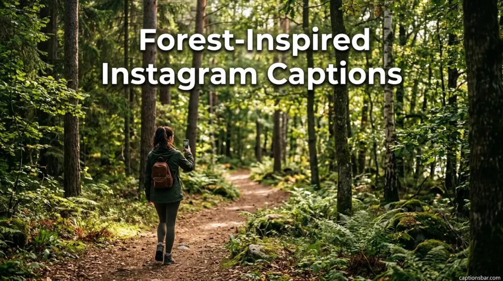 Forest-Inspired Instagram Captions