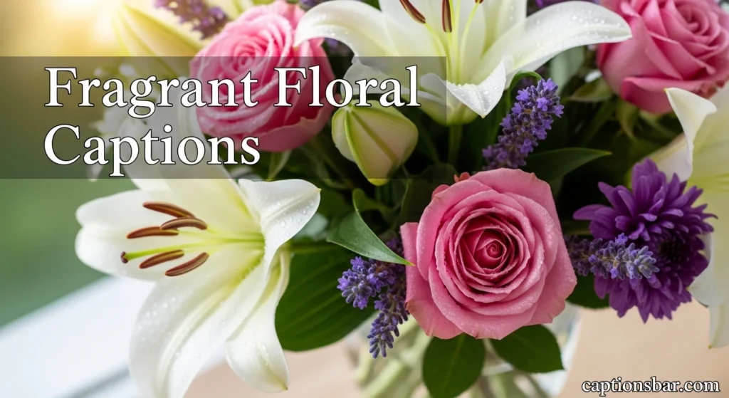 Fragrant Floral Captions