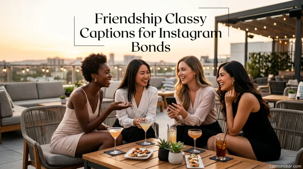 Friendship Classy Captions for Instagram Bonds