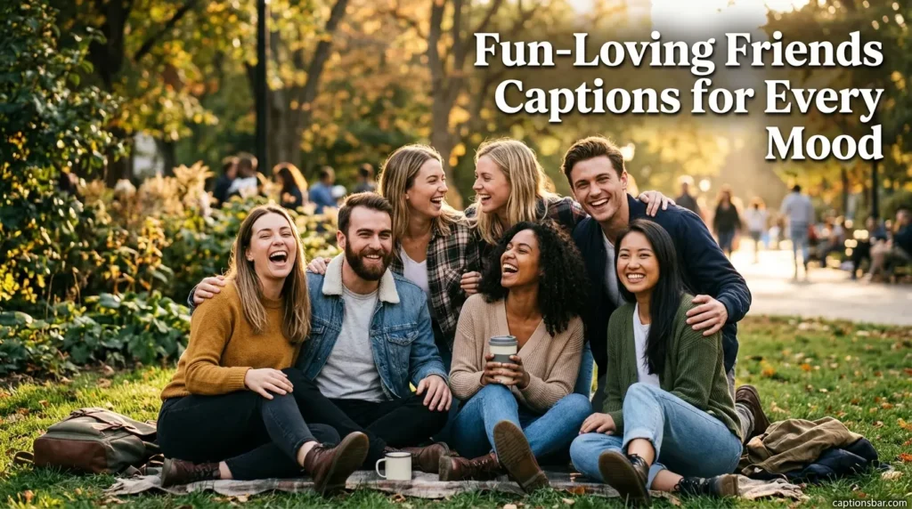 Fun-Loving Friends Captions for Every Mood