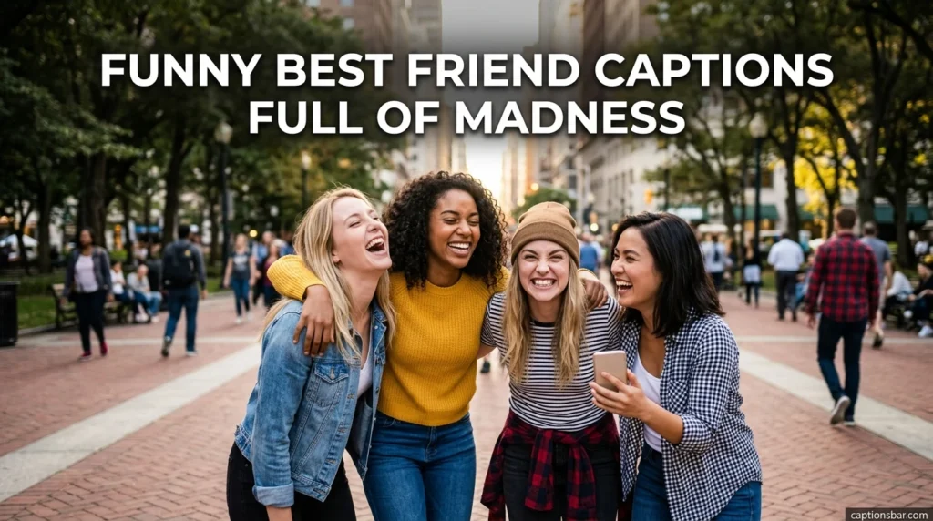 Funny Best Friend Captions Full of Madness